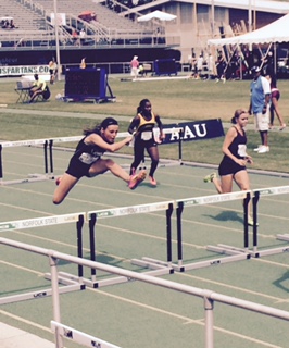 Gabrielle Bullard hurdle