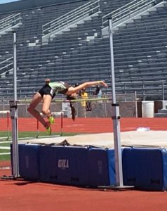Izzy high jump 2017